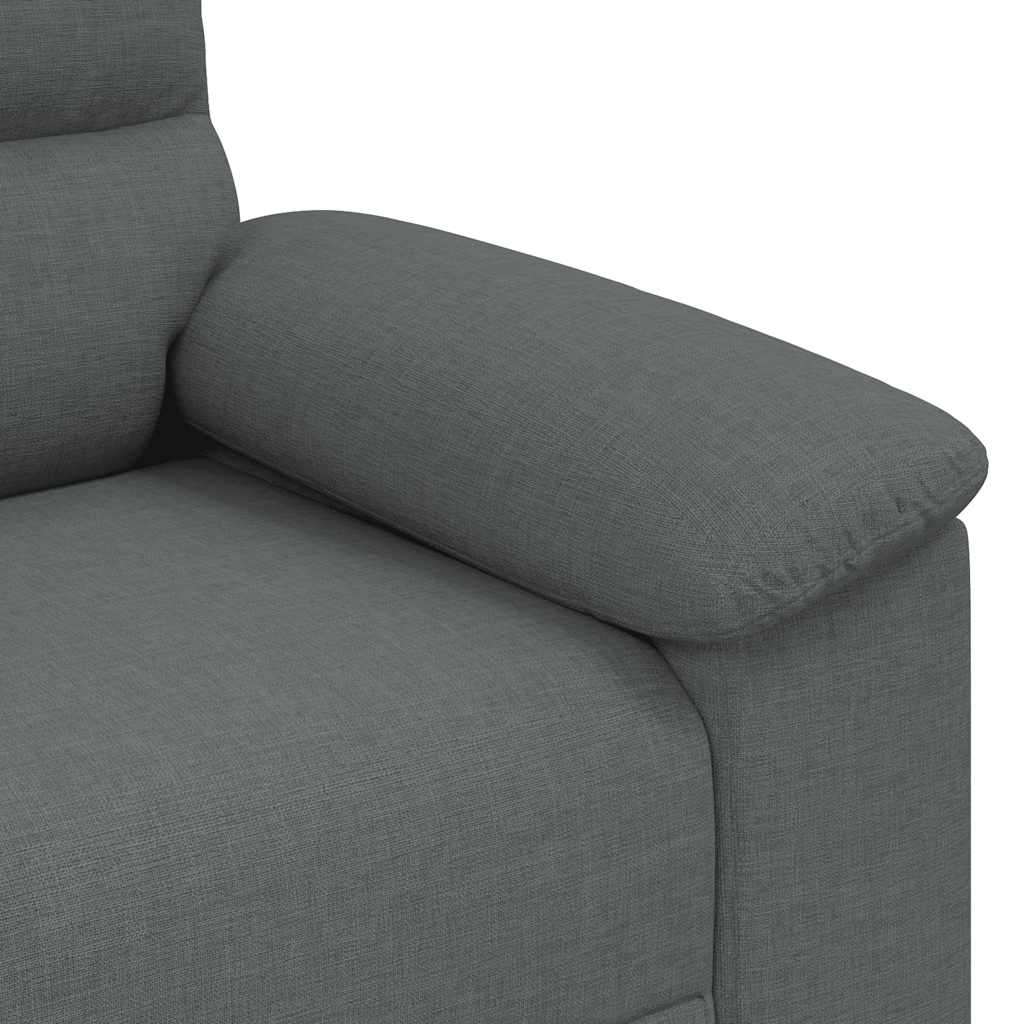 Poltrona 60 cm tecido cinzento-escuro