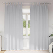 Cortinas Blackout com Argolas 2 pcs Cinza Claro 225 x 140 cm
