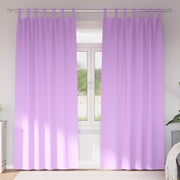 Cortinas Blackout com Argolas 2 pcs Roxo 225 x 140 cm Poliéster
