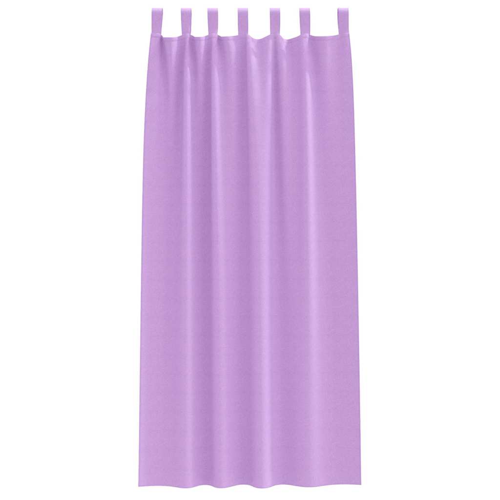 Cortinas Blackout com Argolas 2 pcs Roxo 225 x 140 cm Poliéster