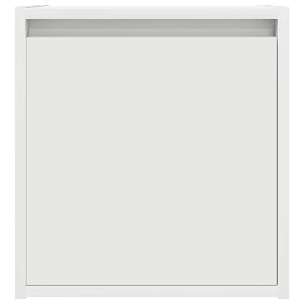 Mesa de cabeceira de parede 38x34x40 cm branco