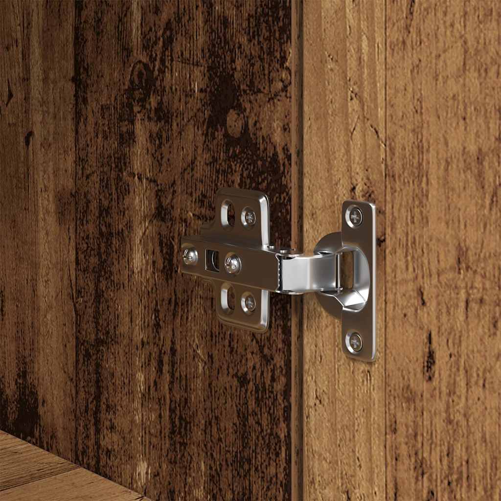 Mesas de cabeceira 2 pcs derivados de madeira madeira velha