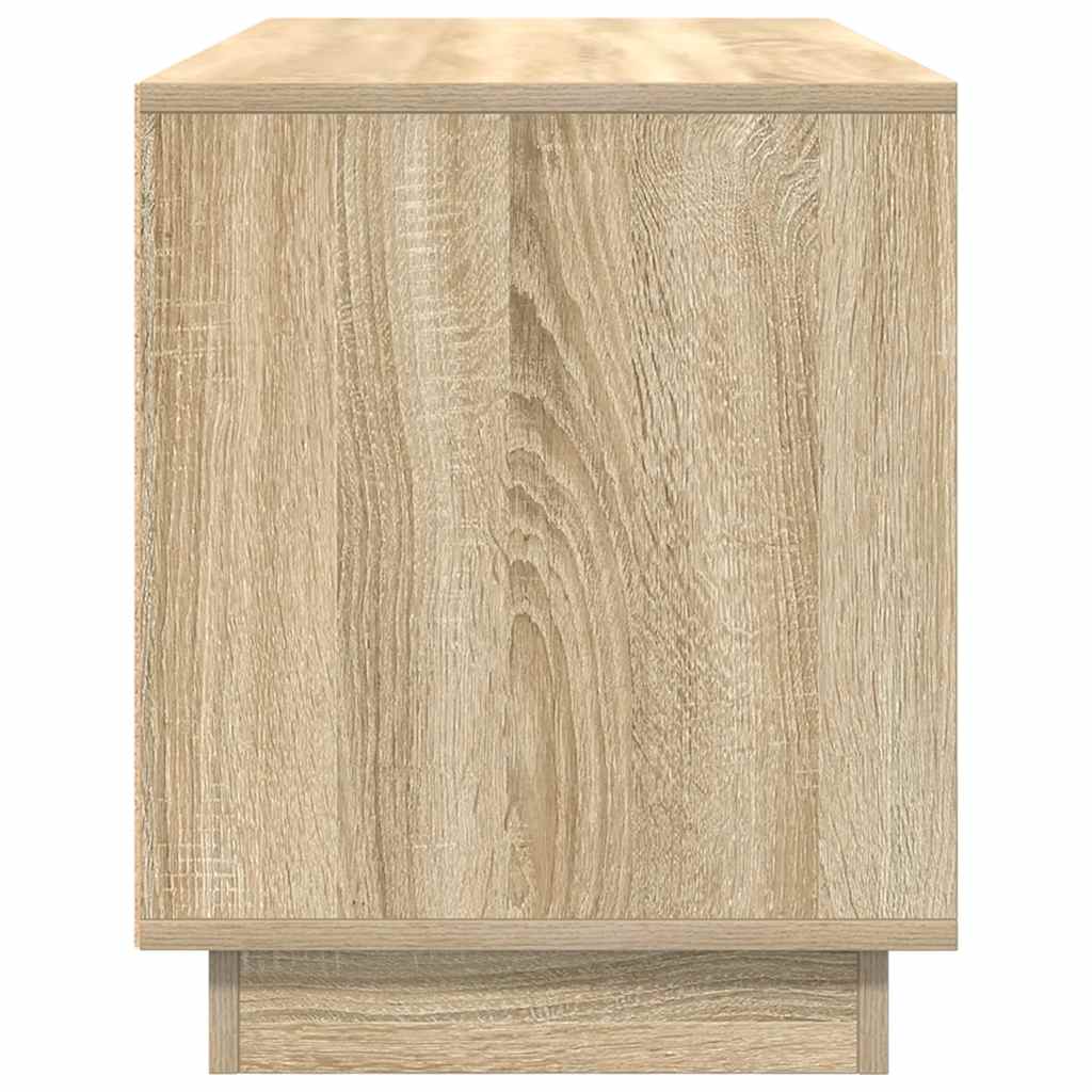 Móvel de TV com luzes LED 100x41x50 cm carvalho sonoma