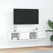Móveis de TV 2 pcs 60x31x25,5 cm deriv. madeira branco