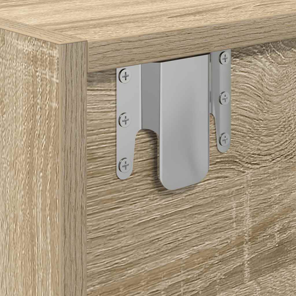 Móveis de TV 2pcs 60x31x25,5cm deriv. madeira carvalho sonoma