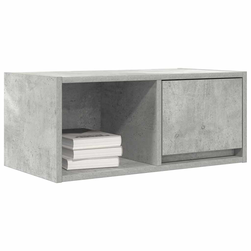 Móvel de TV 60x31x25,5 cm derivados de madeira cinza cimento