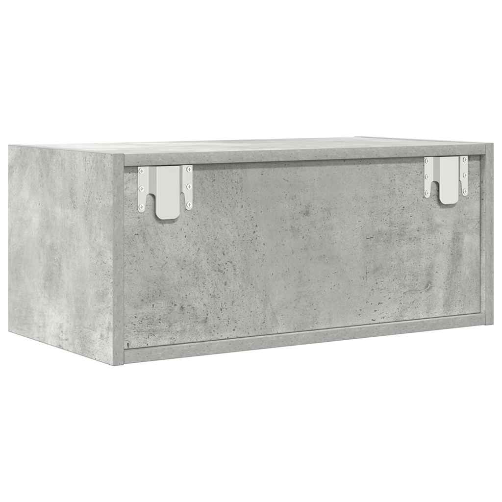 Móvel de TV 60x31x25,5 cm derivados de madeira cinza cimento