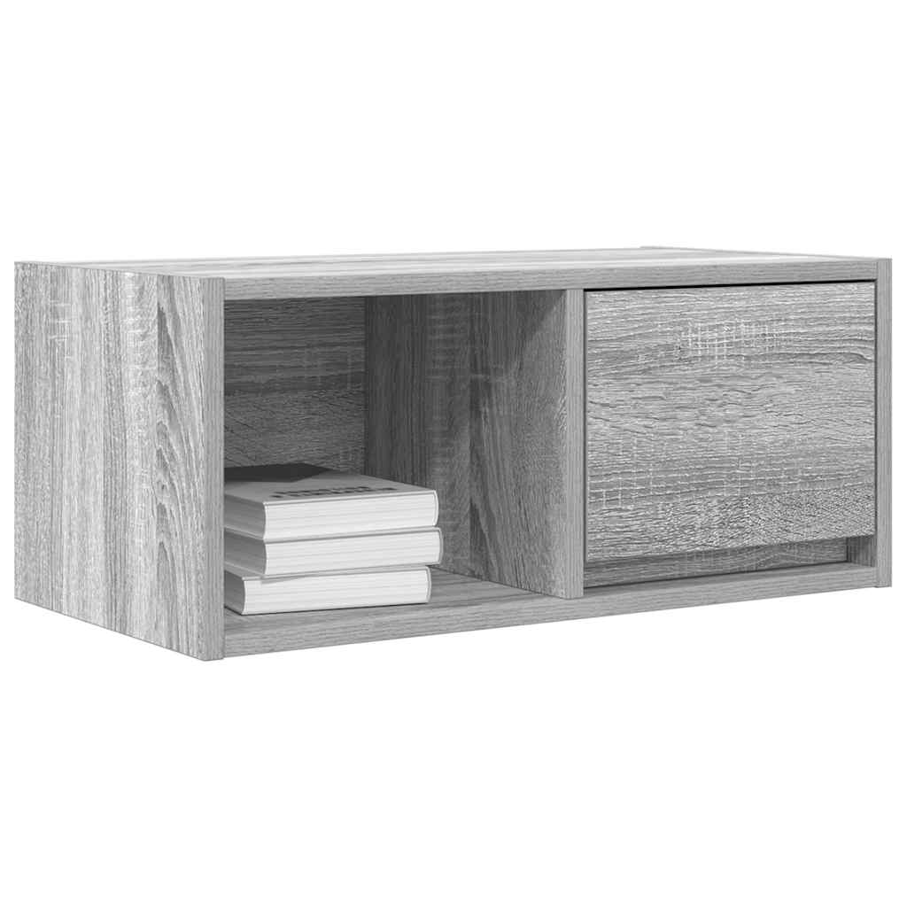 Móvel de TV 60x31x25,5 cm derivados de madeira cinzento sonoma