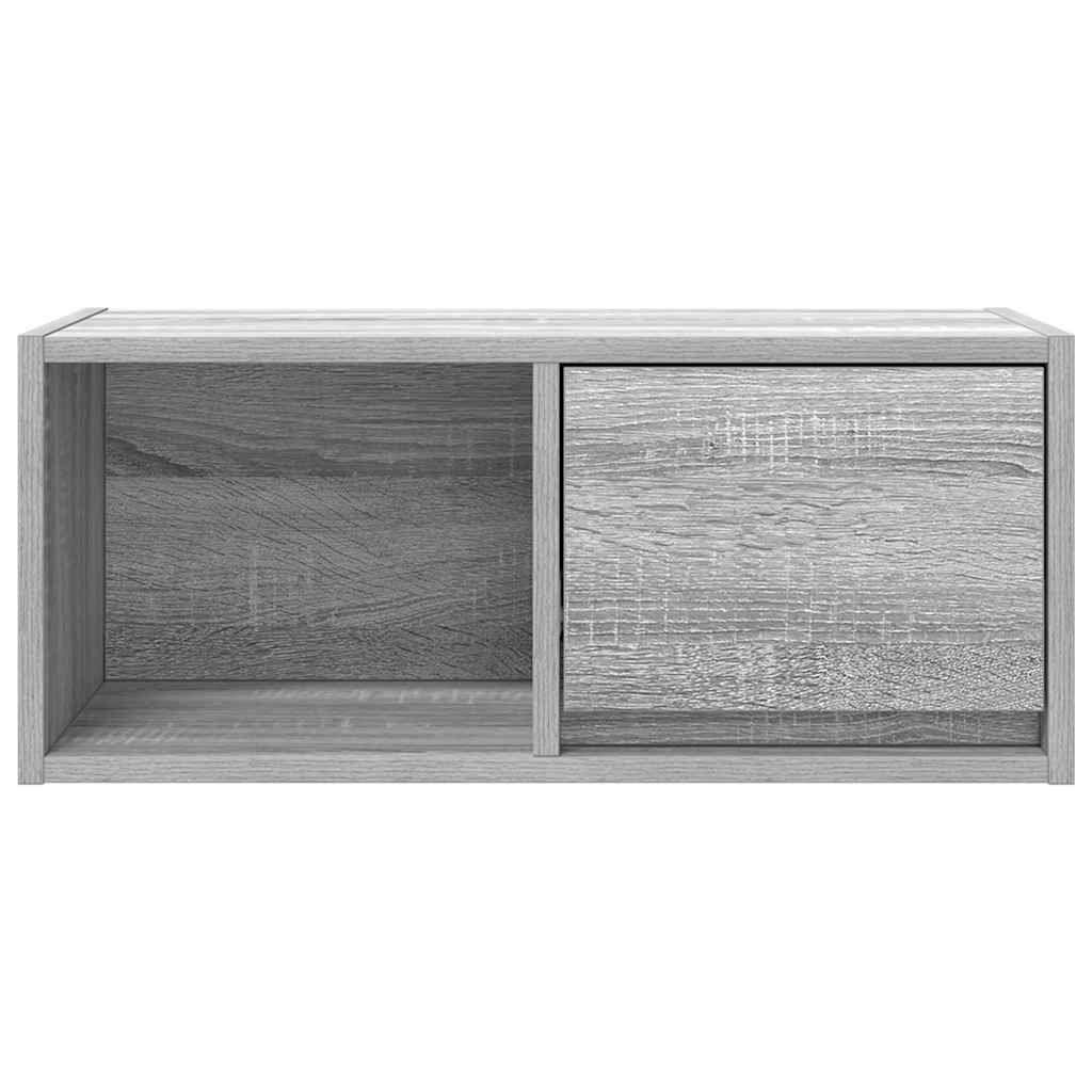 Móvel de TV 60x31x25,5 cm derivados de madeira cinzento sonoma