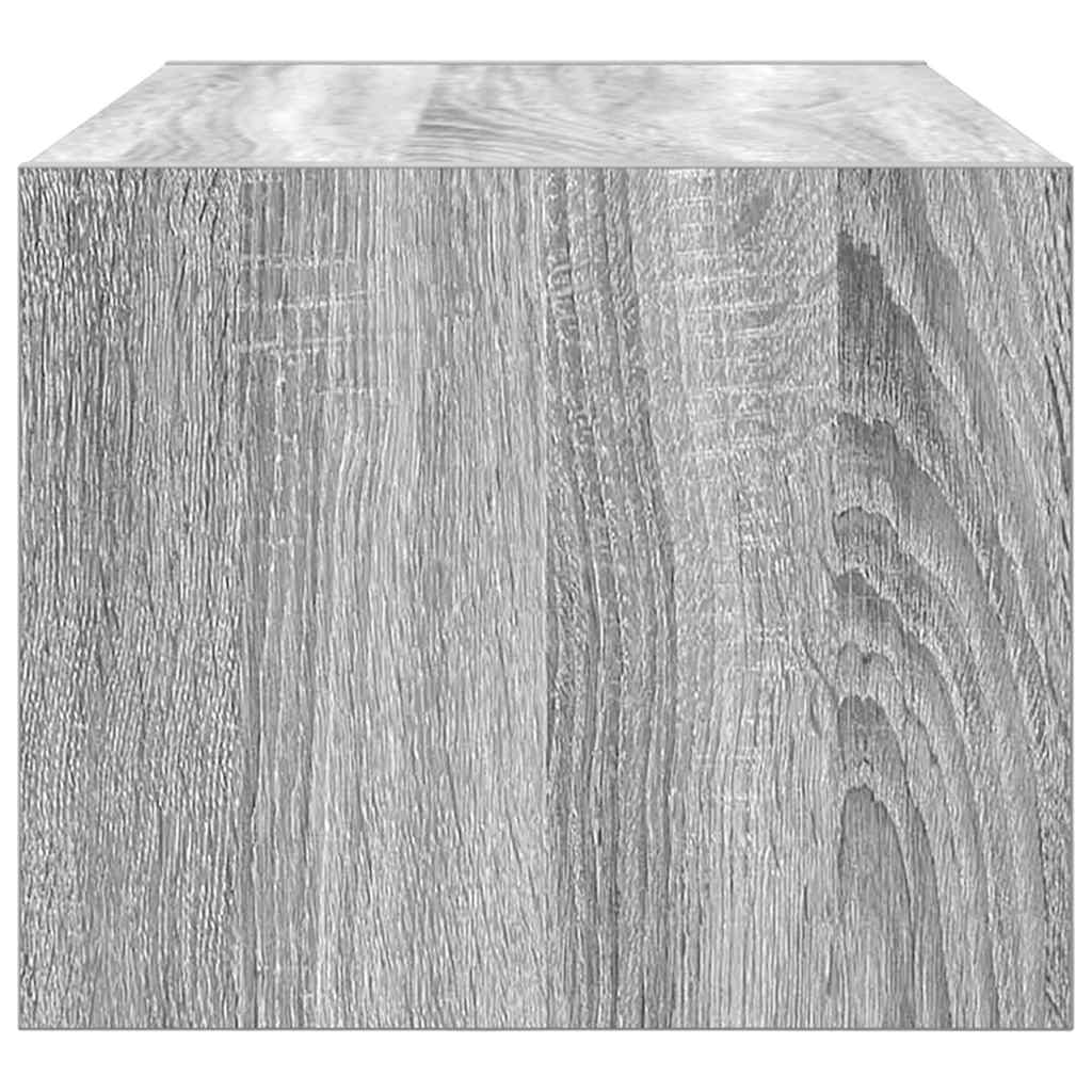 Móvel de TV 60x31x25,5 cm derivados de madeira cinzento sonoma