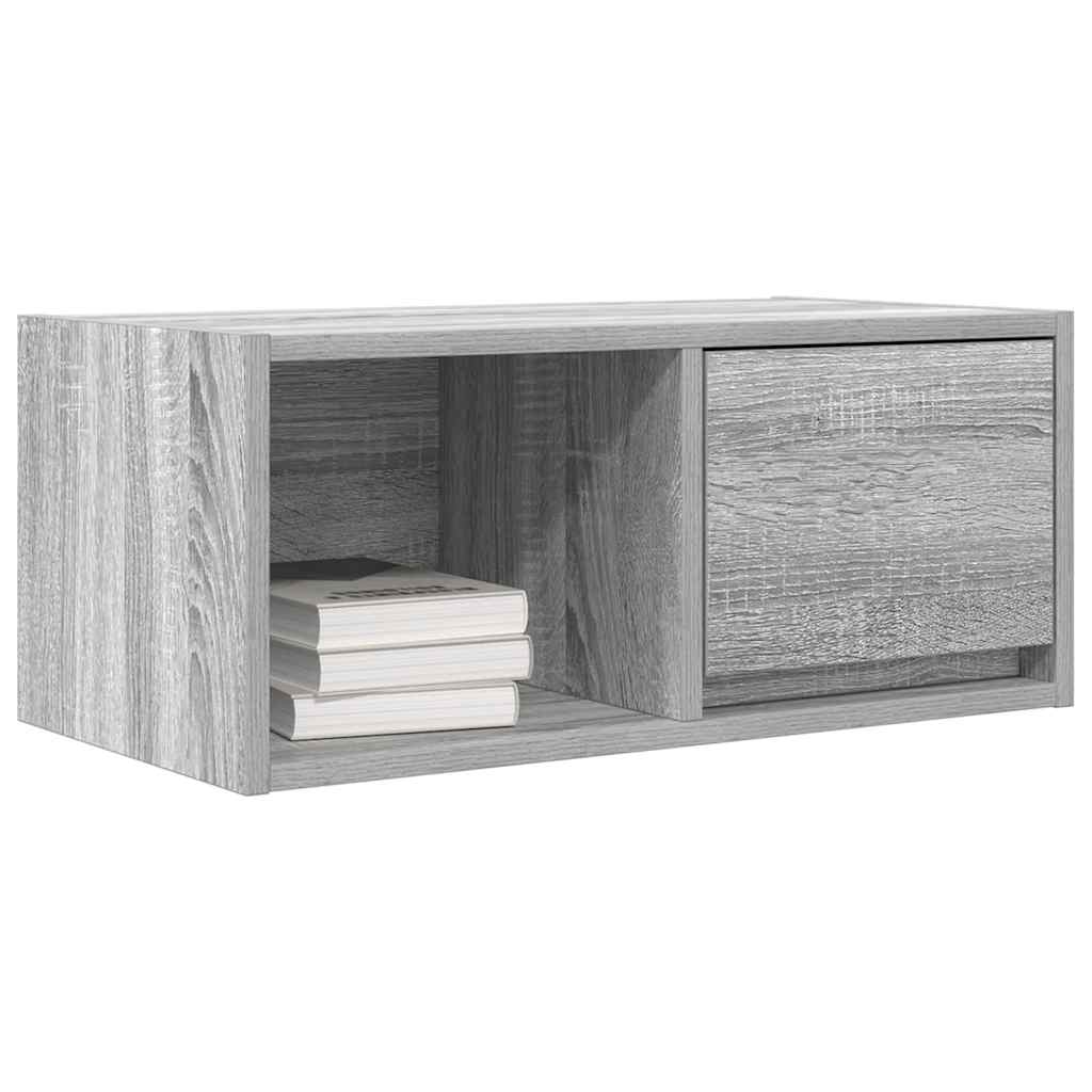 Móveis TV 2 pcs 60x31x25,5 cm derivados madeira cinzento sonoma