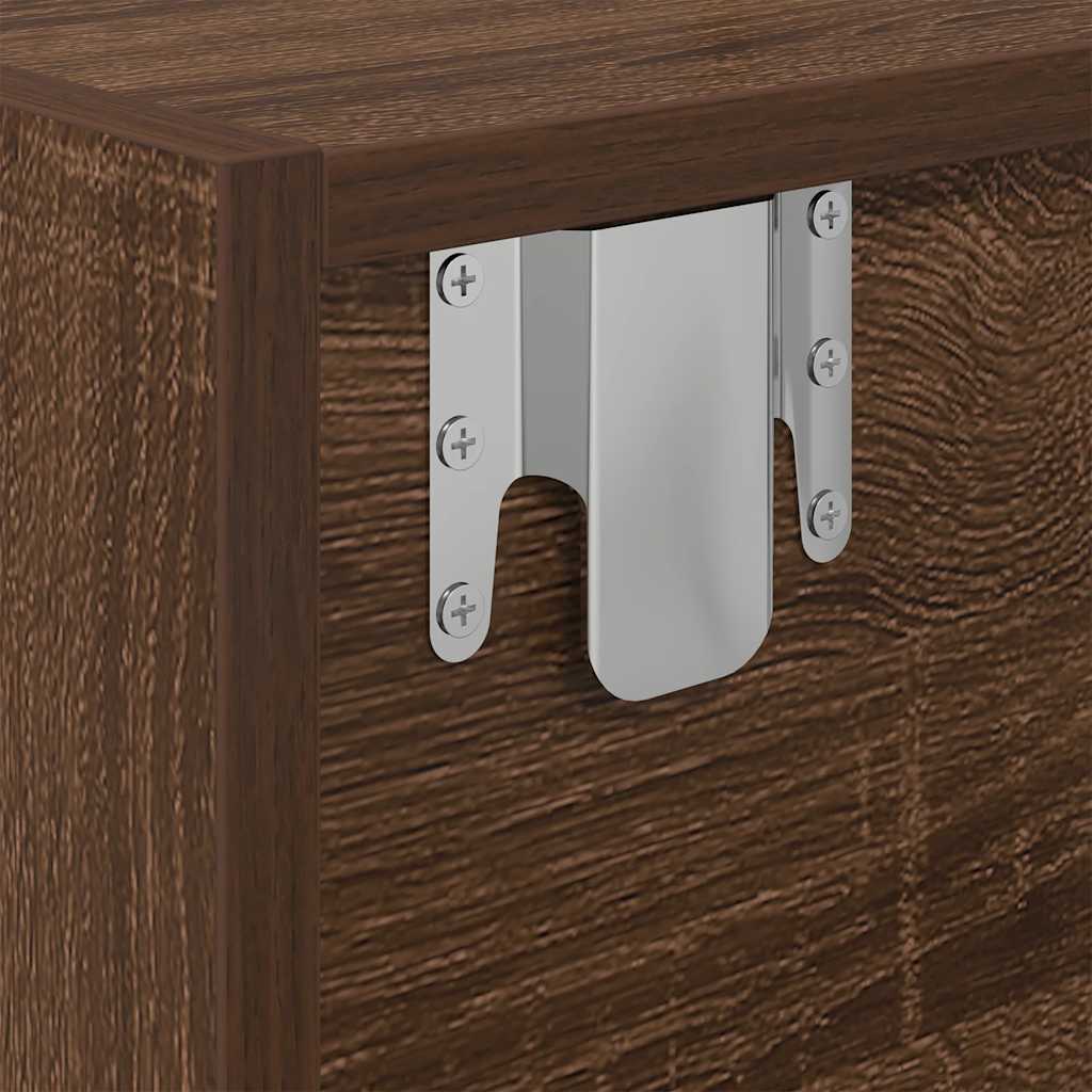 Móveis de TV 2pcs 60x31x25,5cm deriv. madeira carvalho castanho