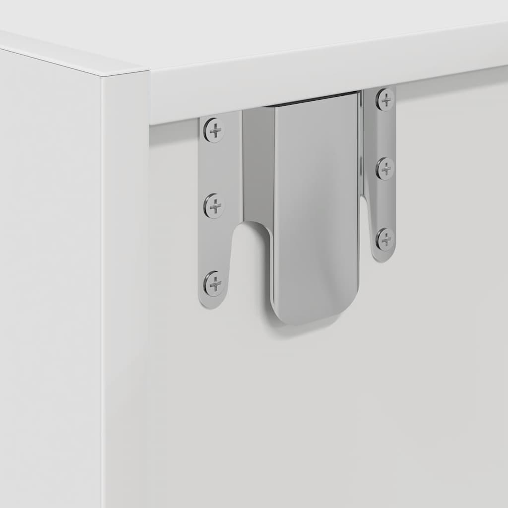 Móveis de TV 2 pcs 80x31x25,5 cm deriv. madeira branco