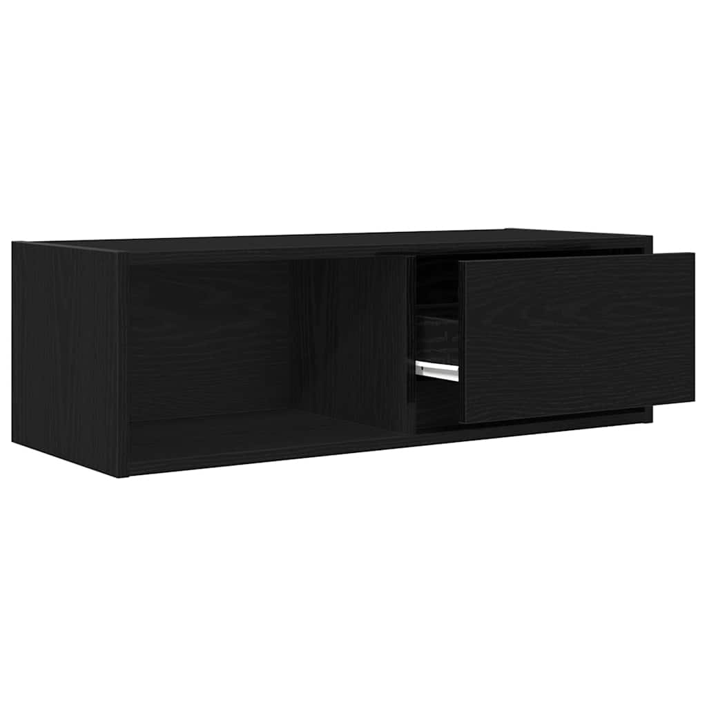 Móveis de TV 2pcs 80x31x25,5cm deriv. madeira carvalho preto