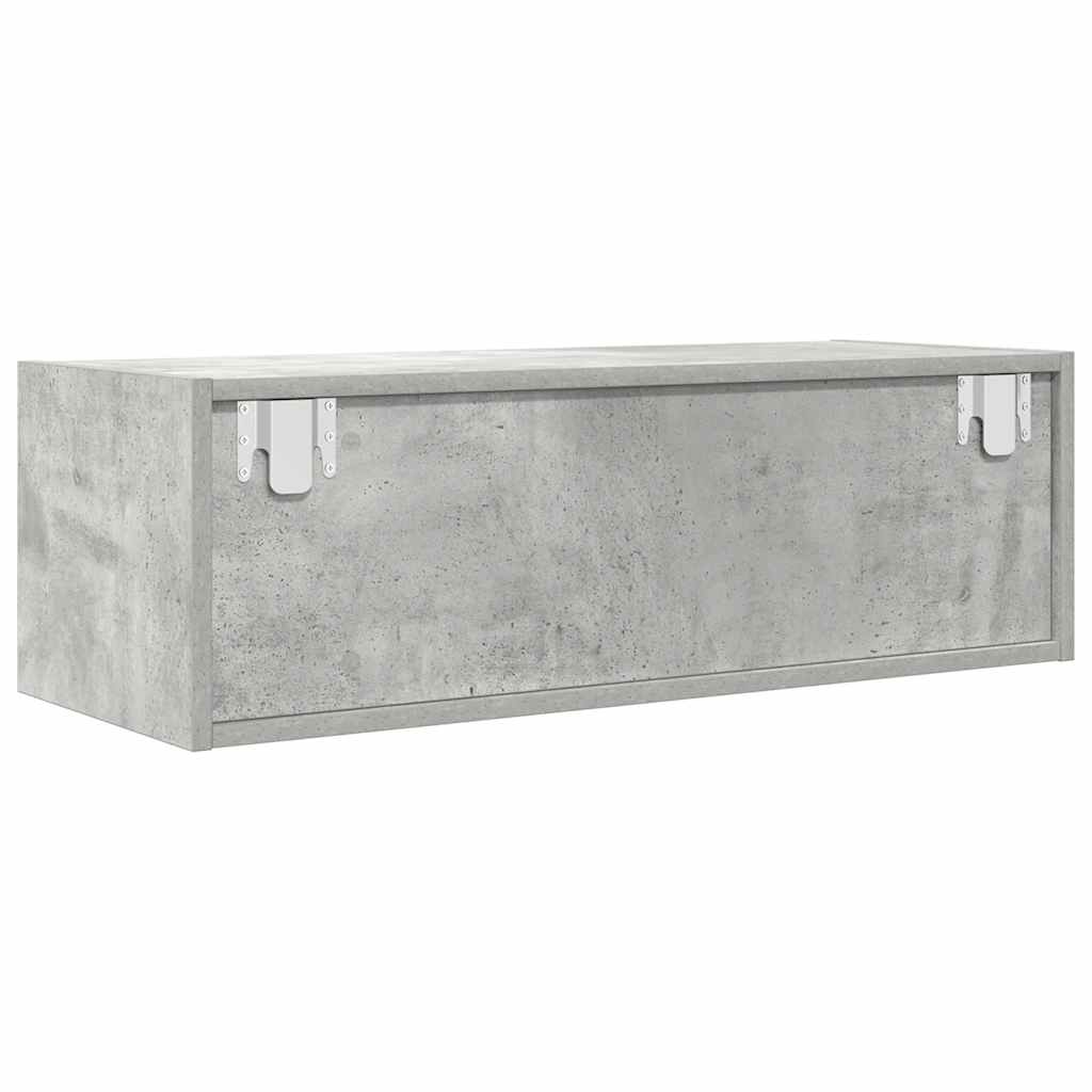 Móvel de TV 80x31x25,5 cm derivados de madeira cinza cimento