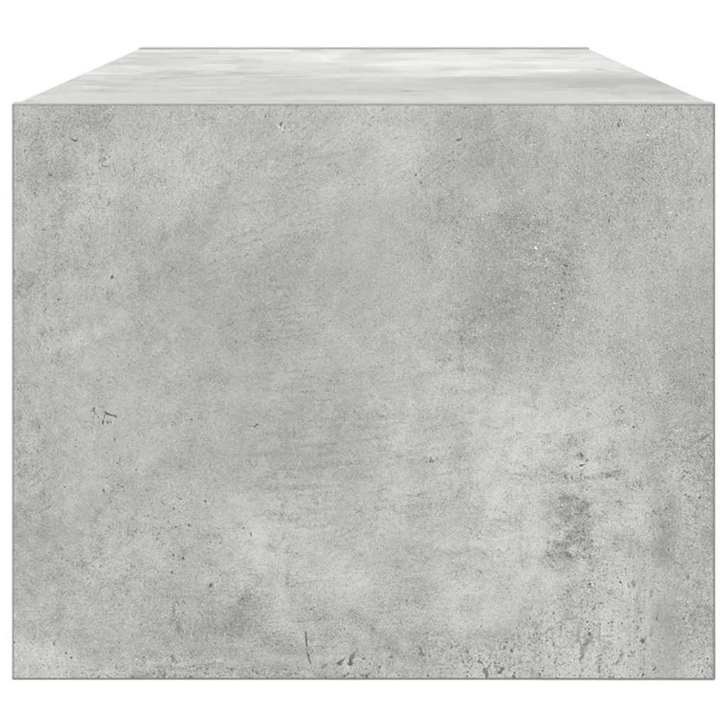 Móveis de TV 2pcs 80x31x25,5cm madeira processada cinza cimento