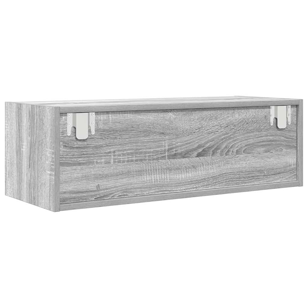 Móveis de TV 2pcs 80x31x25,5cm deriv. madeira sonoma cinzento