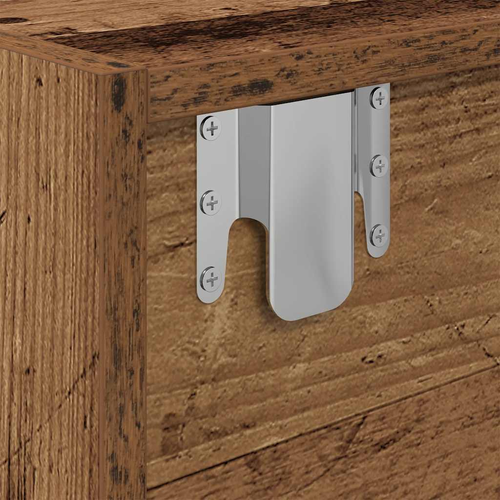 Móveis de TV 2pcs 80x31x25,5cm deriv. madeira madeira velha