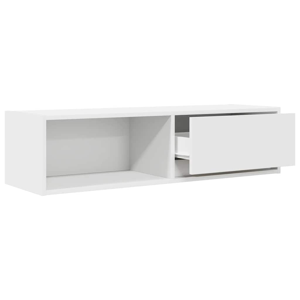 Móvel de TV 100x31x25,5 cm derivados de madeira branco