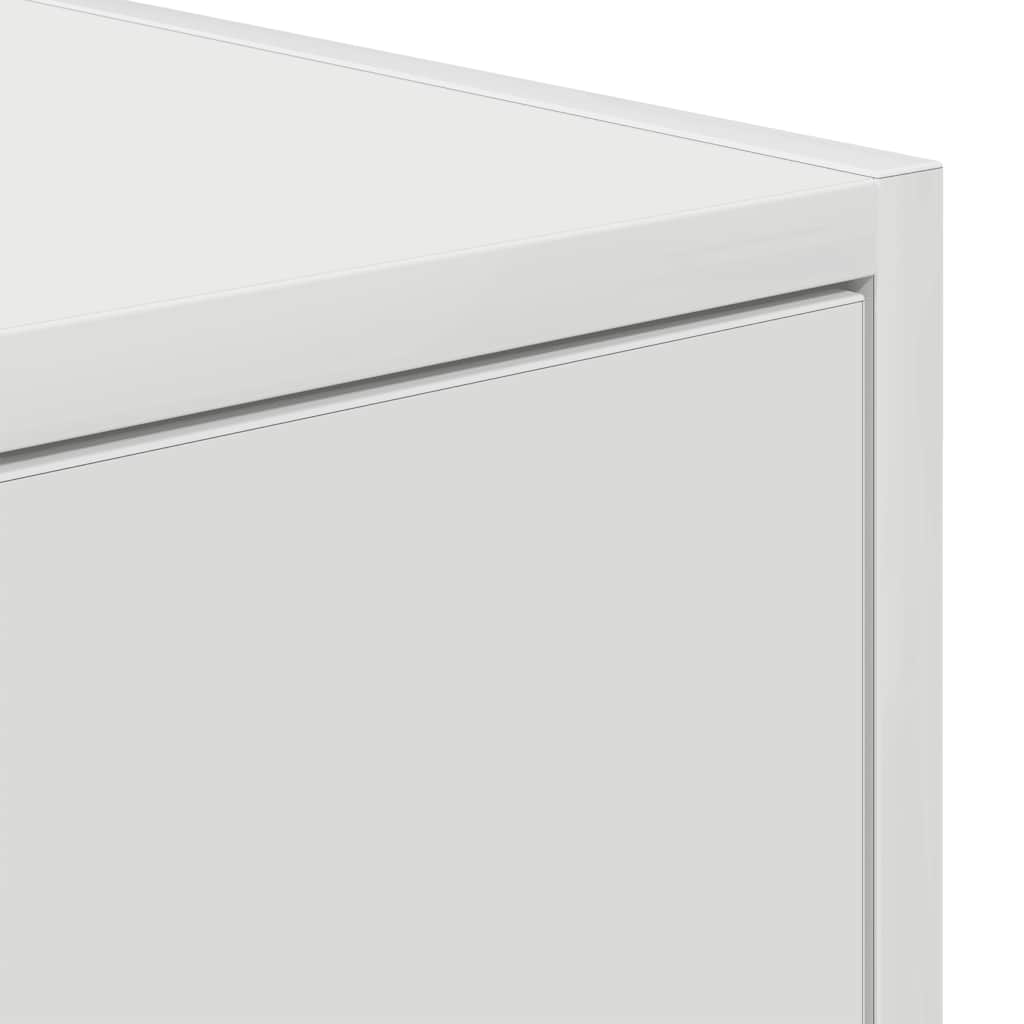 Móveis de TV 2 pcs 100x31x25,5 cm deriv. madeira branco