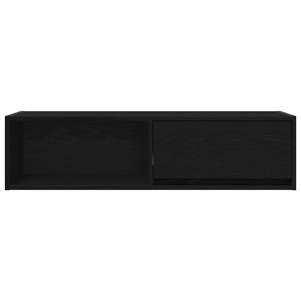 Móvel de TV 100x31x25,5 cm derivados de madeira carvalho preto