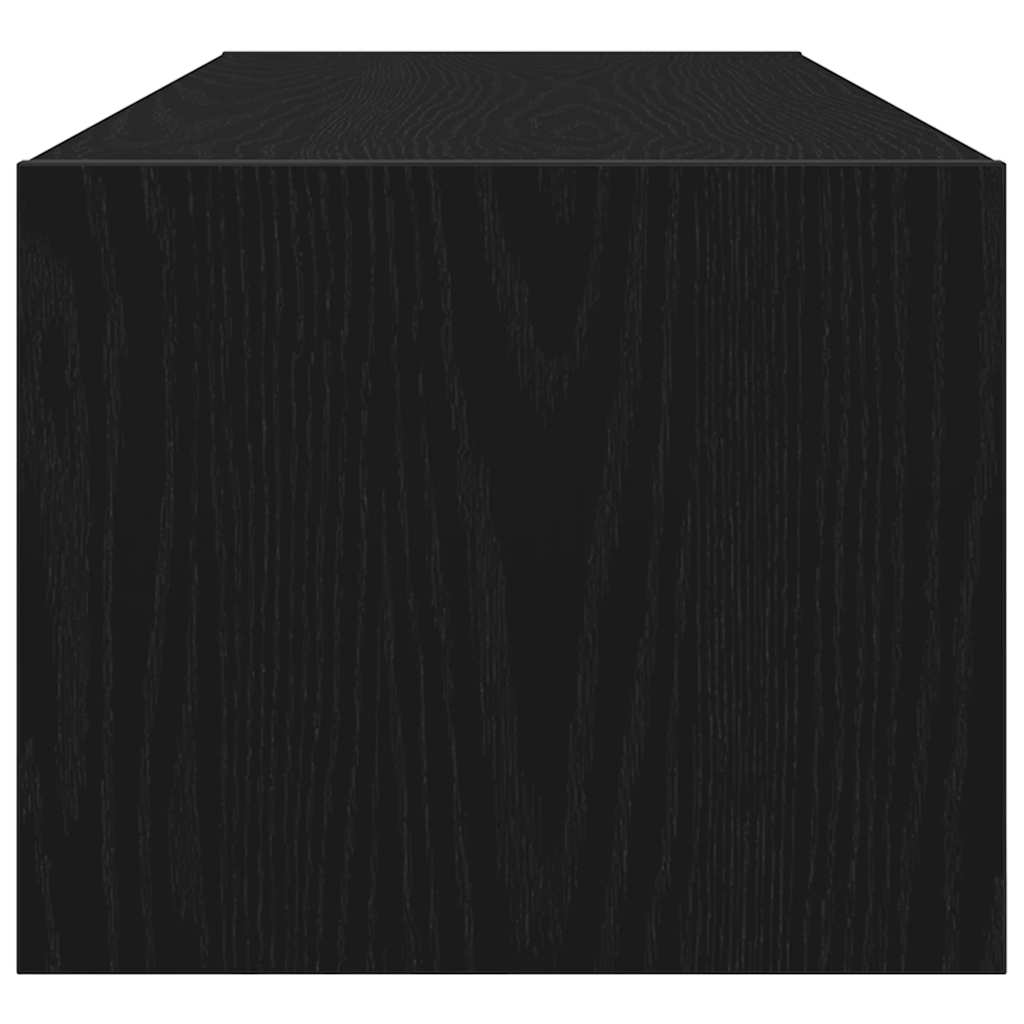 Móvel de TV 100x31x25,5 cm derivados de madeira carvalho preto