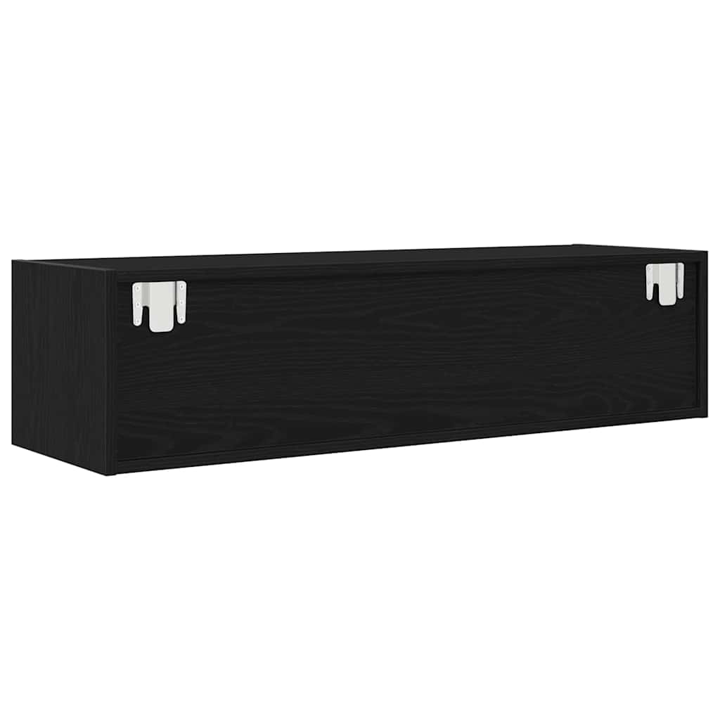 Móvel de TV 100x31x25,5 cm derivados de madeira carvalho preto