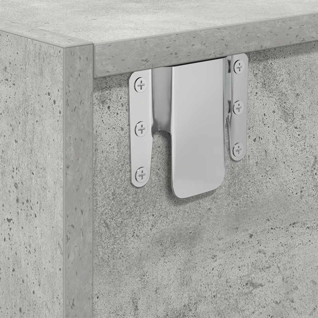 Móveis de TV 2pcs 100x31x25,5 cm deriv. madeira cinza cimento