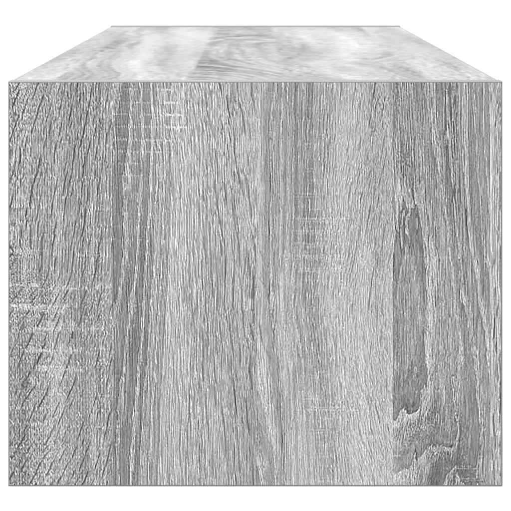 Móvel de TV 100x31x25,5 cm derivados de madeira cinzento sonoma