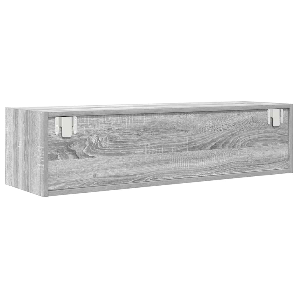 Móvel de TV 100x31x25,5 cm derivados de madeira cinzento sonoma