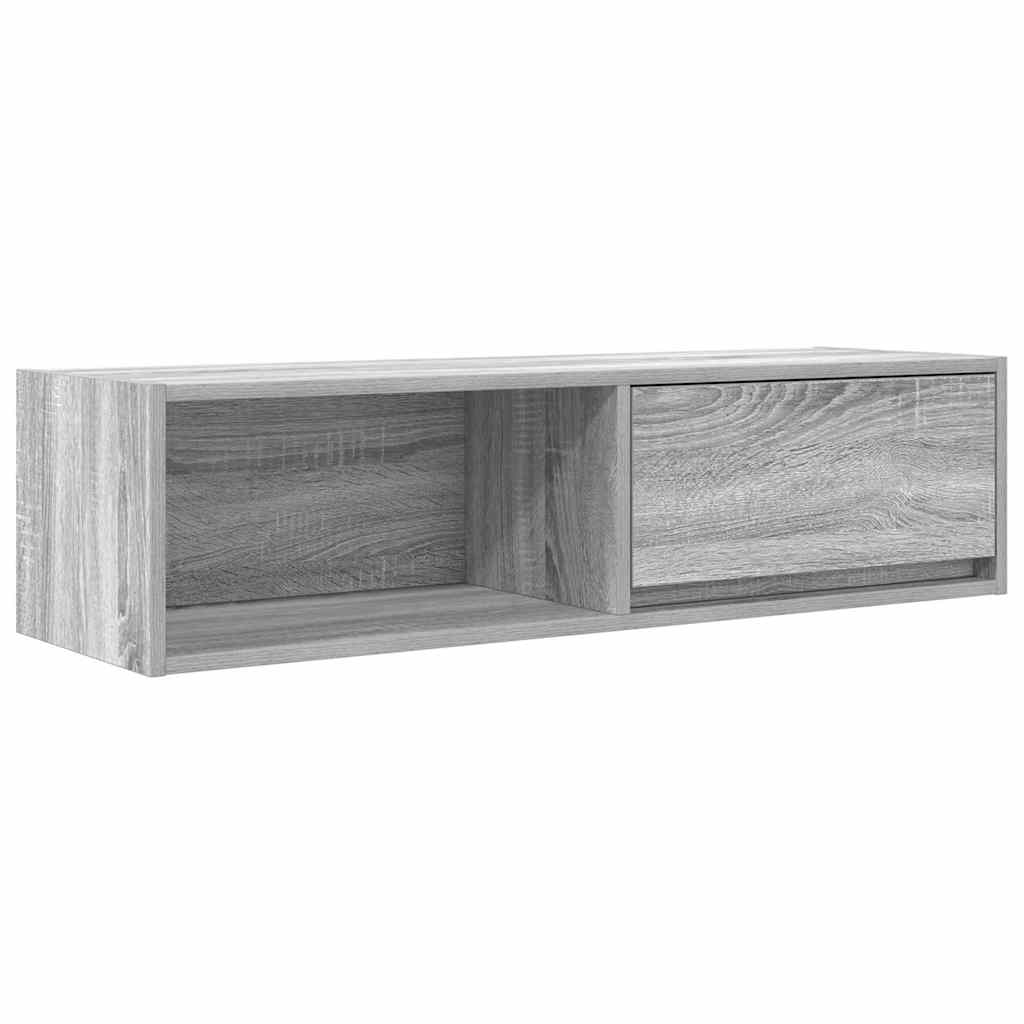 Móveis de TV 2pcs 100x31x25,5cm deriv. madeira cinzento sonoma