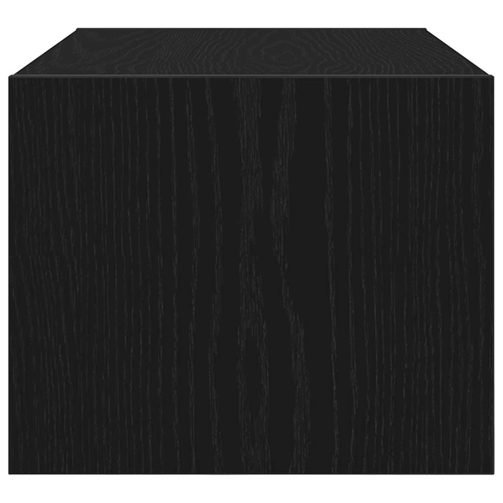 Móvel de TV 60x31x25,5 cm derivados de madeira carvalho preto