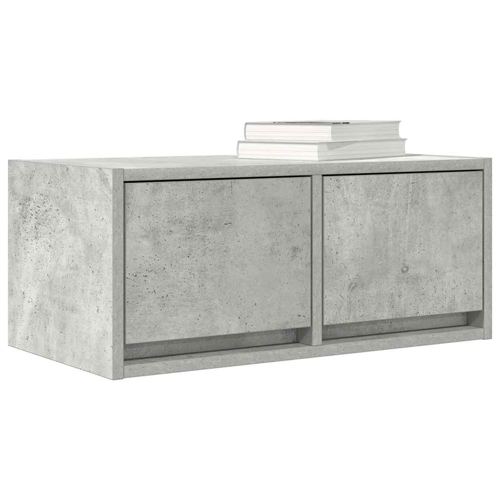 Móvel de TV 60x31x25,5 cm derivados de madeira cinza cimento