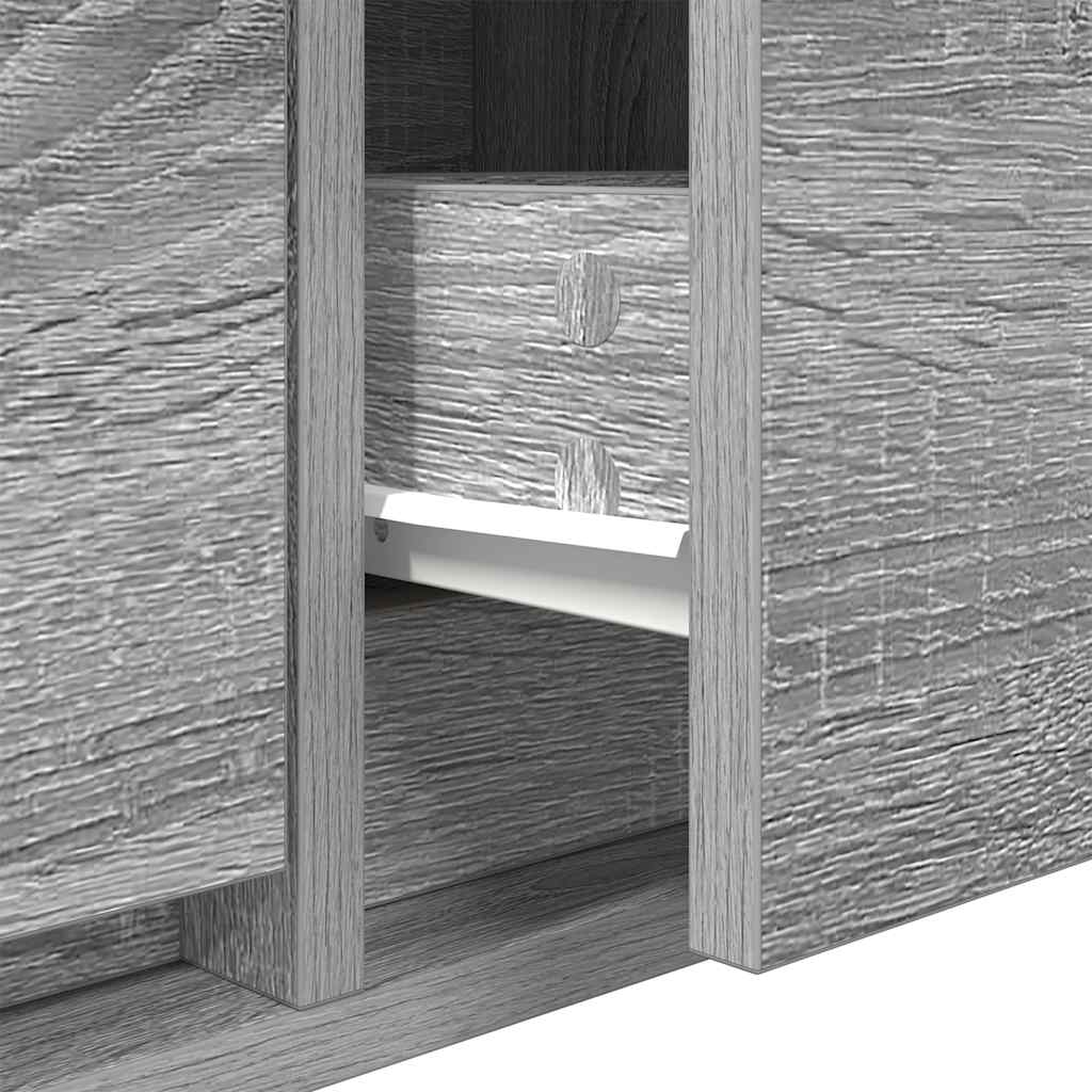 Móvel de TV 60x31x25,5 cm derivados de madeira cinzento sonoma