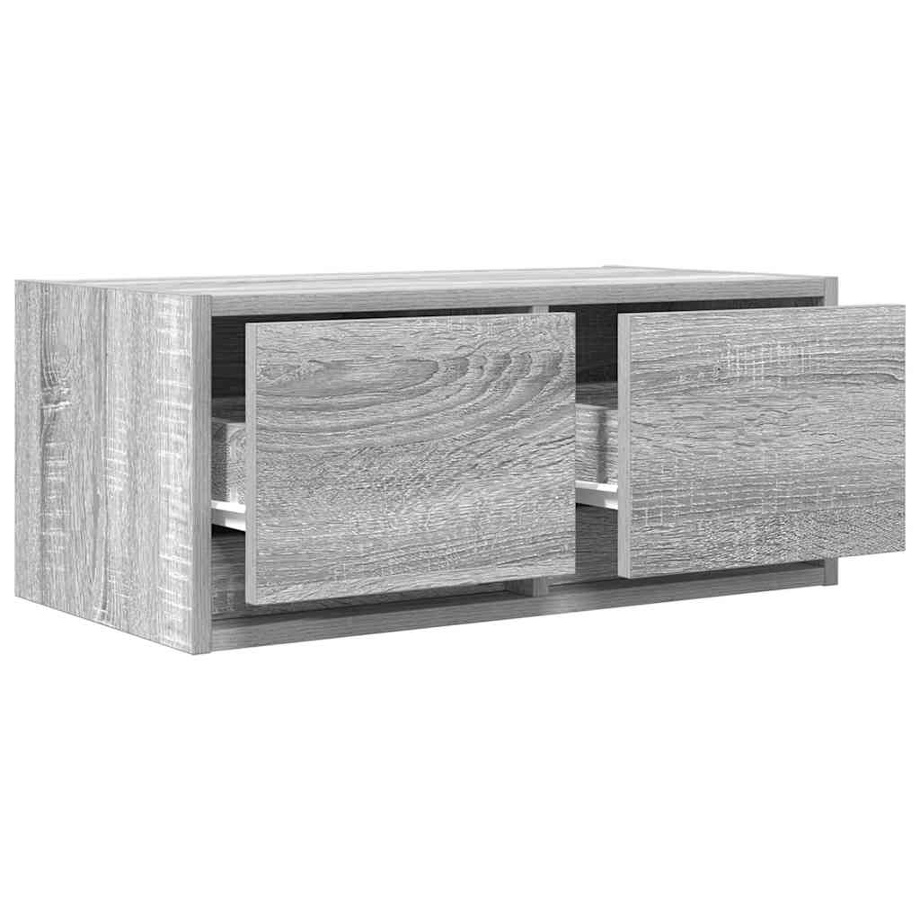 Móvel de TV 60x31x25,5 cm derivados de madeira cinzento sonoma