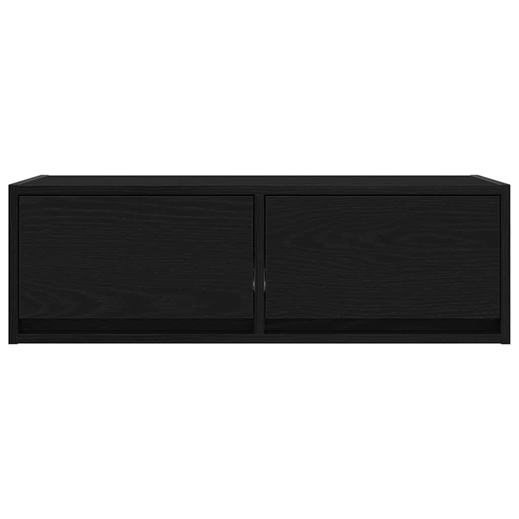Móvel de TV 80x31x25,5 cm derivados de madeira carvalho preto