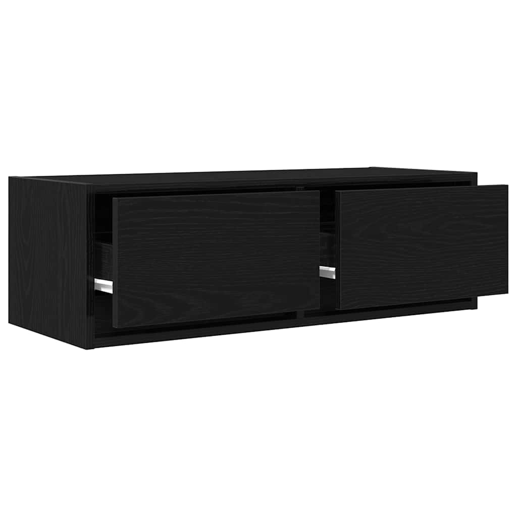 Móveis de TV 2pcs 80x31x25,5cm deriv. madeira carvalho preto