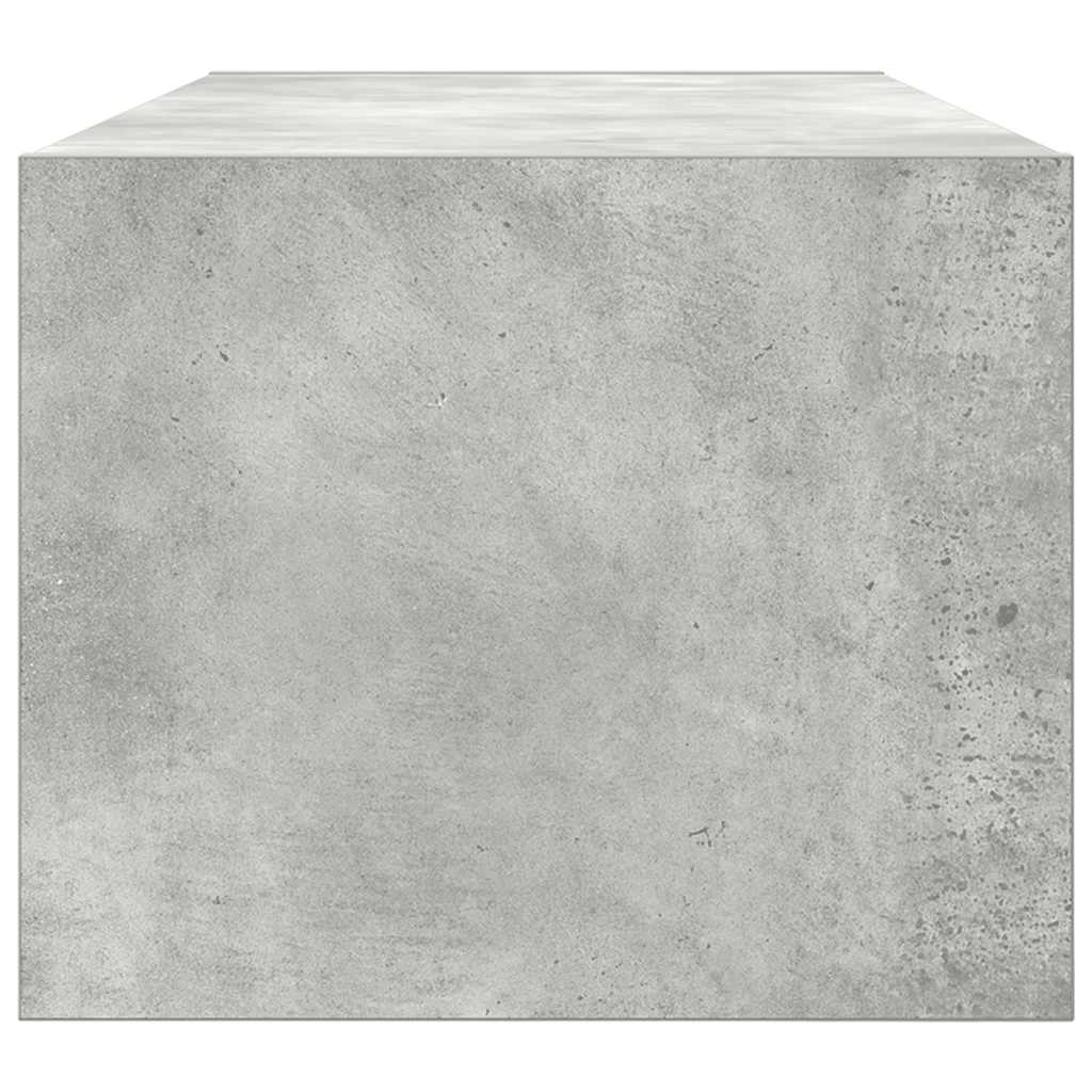 Móvel de TV 80x31x25,5 cm derivados de madeira cinza cimento