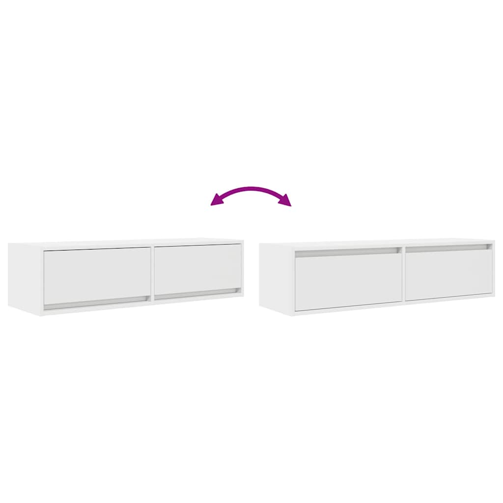 Gabinete para TV Branco 100 x 31 x 25.5 cm Madeira processada