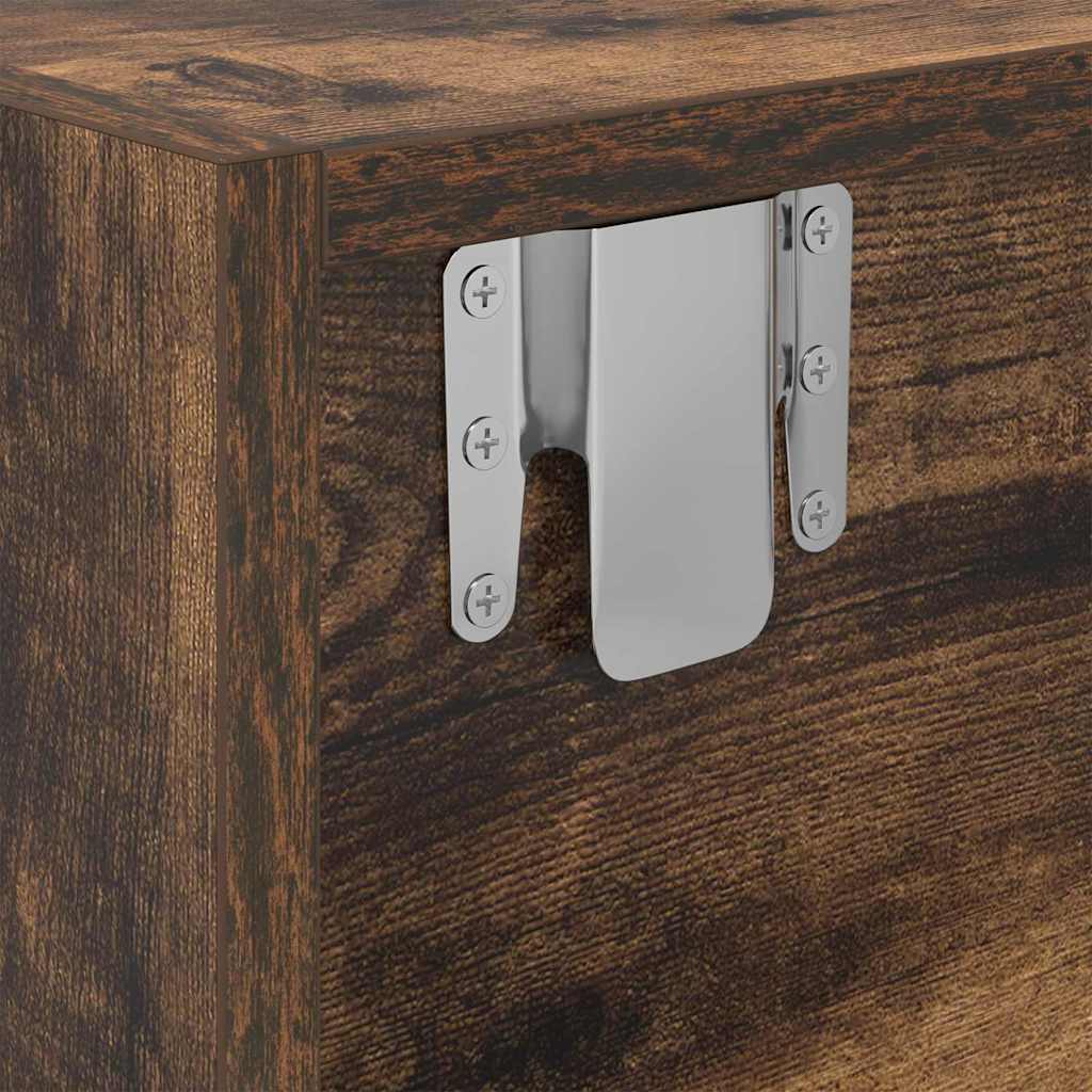 Gabinete para TV com gaveta Carvalho fumado 100 x 31 x 25.5 cm