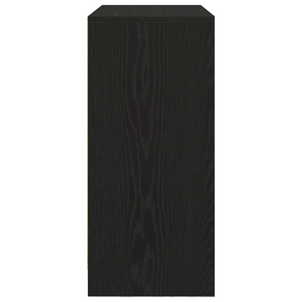 Aparador c/ gaveta 80x34x76 cm deriv. madeira carvalho preto