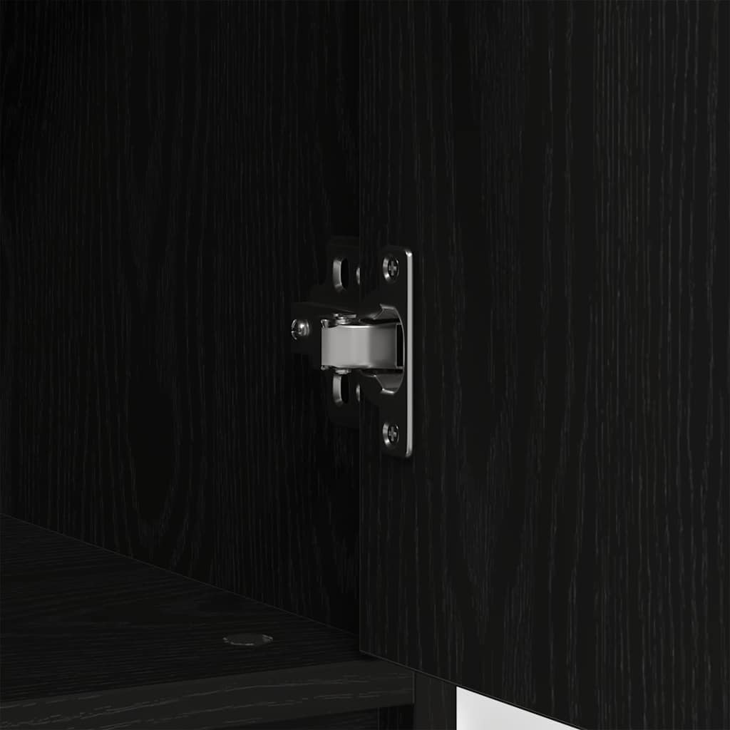 Aparador c/ gaveta 80x34x76 cm deriv. madeira carvalho preto