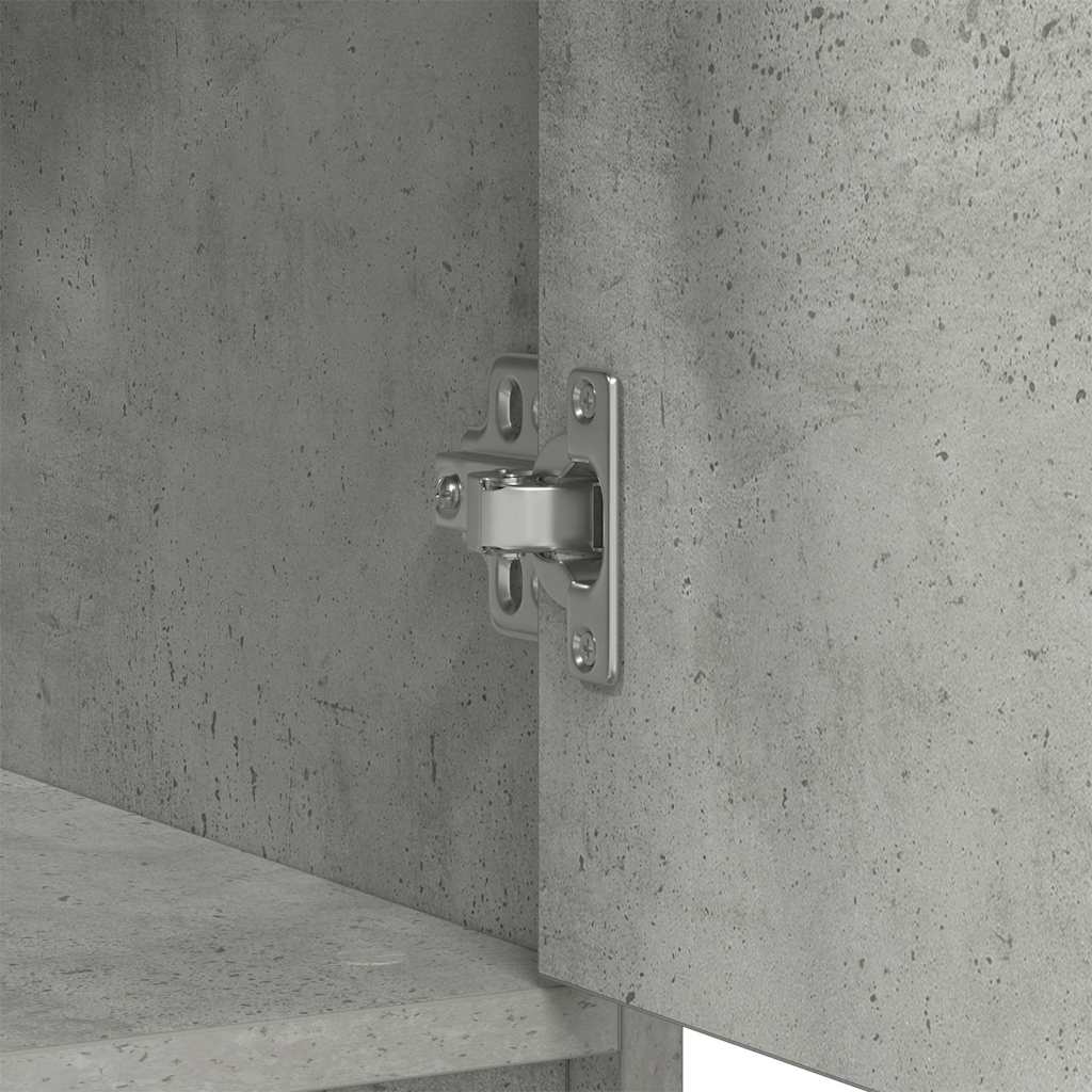 Aparador c/ gaveta derivados de madeira cinza cimento