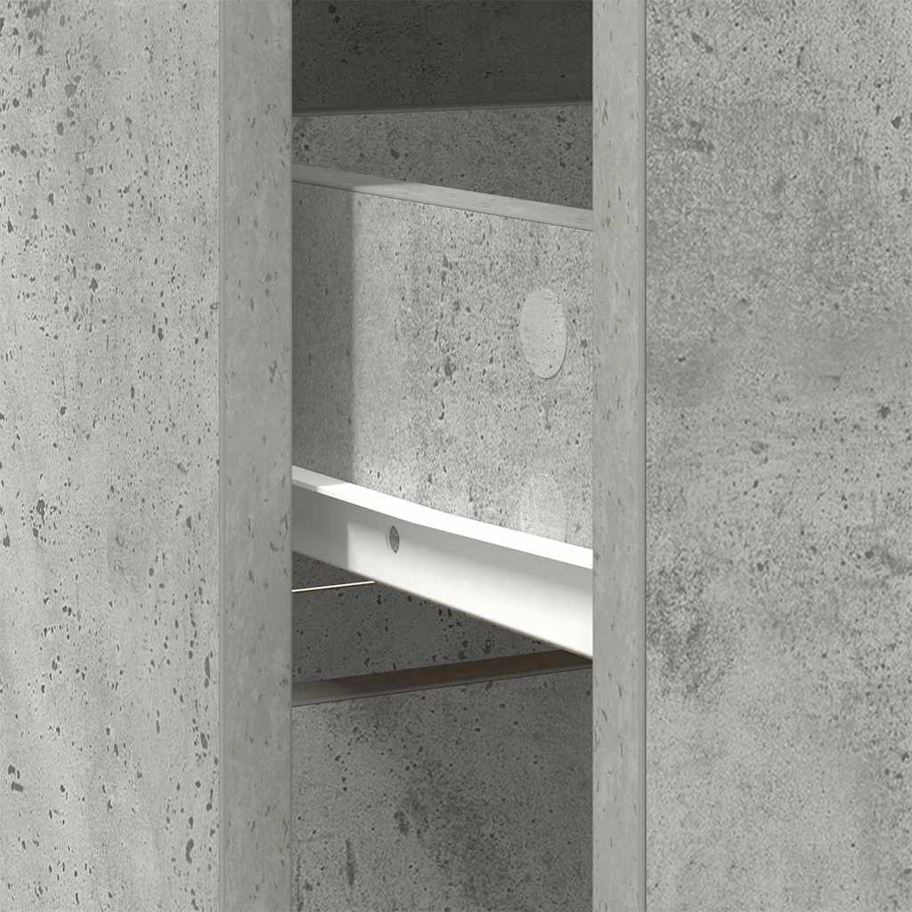 Aparador c/ gaveta derivados de madeira cinza cimento