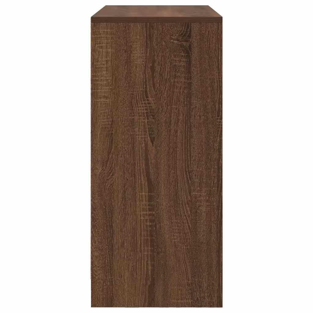 Aparador c/ gaveta 80x34x76 cm deriv. madeira carvalho castanho