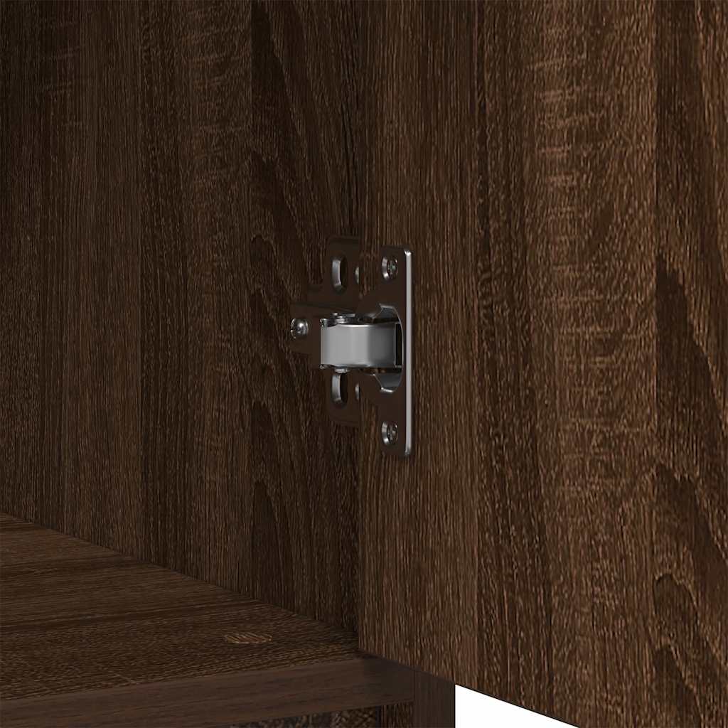 Aparador c/ gaveta 80x34x76 cm deriv. madeira carvalho castanho