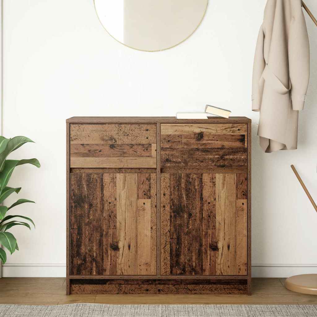 Aparador c/ gaveta 80x34x76 cm deriv. madeira madeira velha