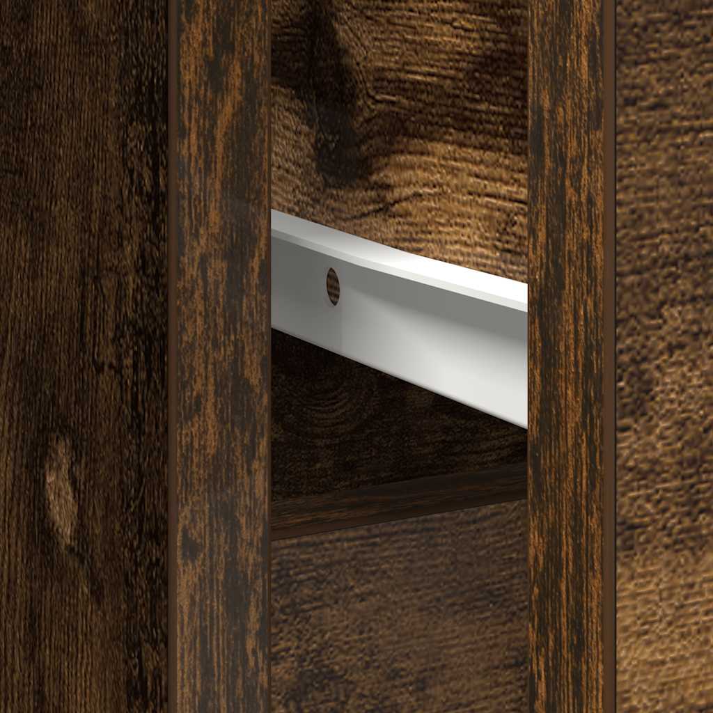 Aparador c/ gaveta derivados de madeira carvalho fumado