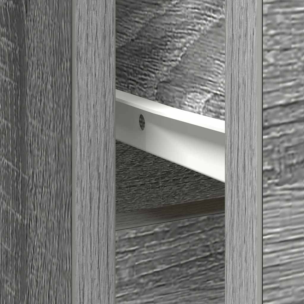 Aparador c/ gaveta derivados de madeira sonoma cinzento