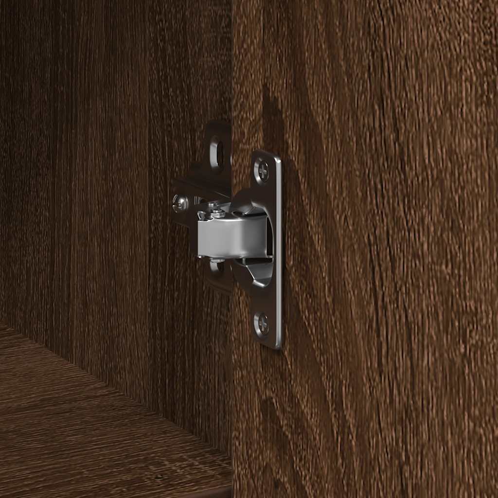 Aparador c/ gaveta 101x35x76cm deriv. madeira carvalho castanho